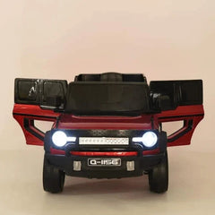 Red & Black 2.4G Battery Operated Ride On Jeep Q-1156 | Remote & Manual Drive