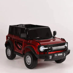 Red & Black 2.4G Battery Operated Ride On Jeep Q-1156 | Remote & Manual Drive