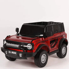 Red & Black 2.4G Battery Operated Ride On Jeep Q-1156 | Remote & Manual Drive