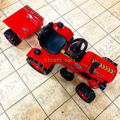 Brand New Battery Operated Red Ride on Tractor for Kids |  with Powerful Motor System