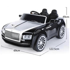 Rolls Royce Rechargeable Ride on Car for Kids & Toddlers with Remote Control - Black