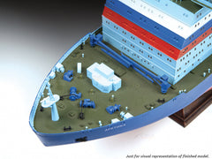 "ARKTIKA" Russian nuclear-powered icebreaker project 22220 1:350 Zvezda plastic model kit