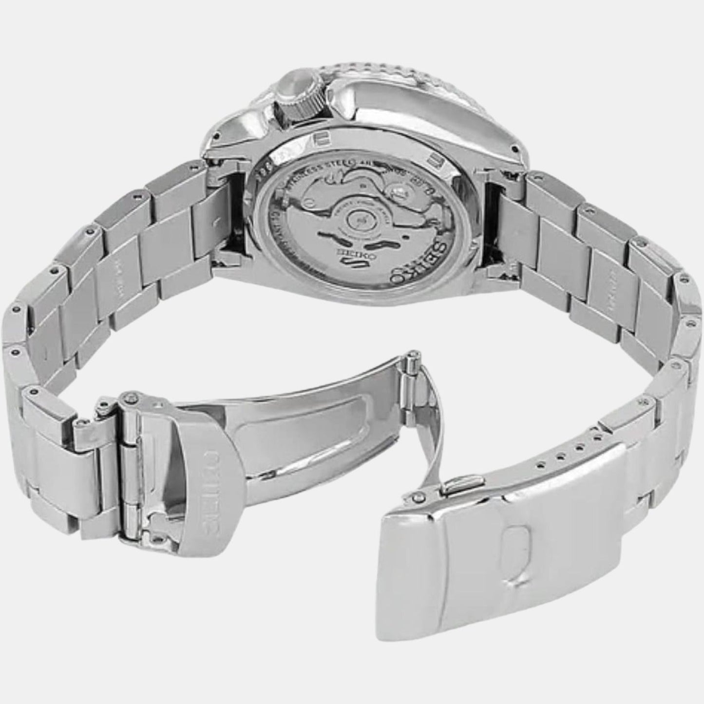 5 Sports Men Automatic Green Dial Analog Stainless Steel Watch SRPD63K1