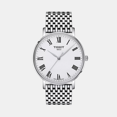 Everytime Men Quartz Silver Dial Analog Stainless Steel Watch T1434101103300