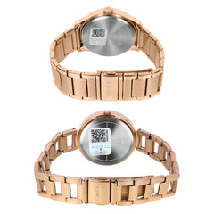 Timex Empera Rose Gold Round Dial Quartz Analog Unisex Watch