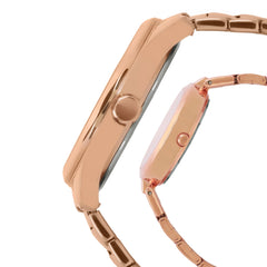 Timex Empera Rose Gold Round Dial Quartz Analog Unisex Watch