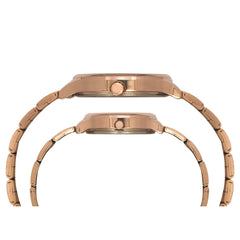 Timex Empera Rose Gold Round Dial Quartz Analog Unisex Watch