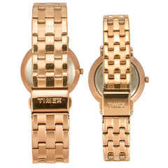 Timex Empera Silver Round Dial Quartz Analog Unisex Watch