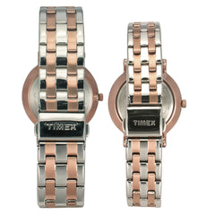 Timex Empera Blue Round Dial Quartz Analog Unisex Watch