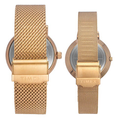 Timex Fashion Blue Round Dial Quartz Analog Unisex Watch