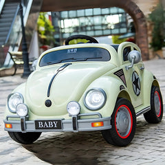 11Cart Volkswagon Beetle Style 12V Kids Electric Ride-On Car
