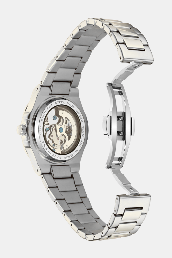 Loravento Skeleton Automatic Onyx Steel