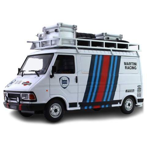 1983 Fiat 242 Martini Rally Assistance Van 1:18 IXO diecast scale model car collectible