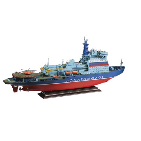 "ARKTIKA" Russian nuclear-powered icebreaker project 22220 1:350 Zvezda plastic model kit