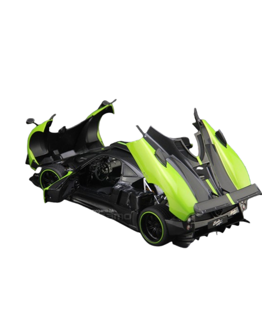 1/18 Almost Real AR+ Pagani Zonda Cinque Coupe 2009 White Diecast Full Open