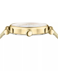 Versace New Lady Silver Round Dial Quartz Analog Women Watch