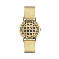 Versace New Generation Gold Round Dial Quartz Analog Women Watch
