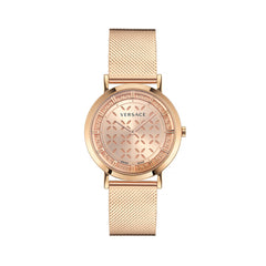 Versace New Generation Rose Gold Round Dial Quartz Analog Women Watch