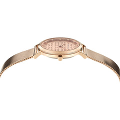 Versace New Generation Rose Gold Round Dial Quartz Analog Women Watch