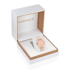 Versace New Generation Rose Gold Round Dial Quartz Analog Women Watch