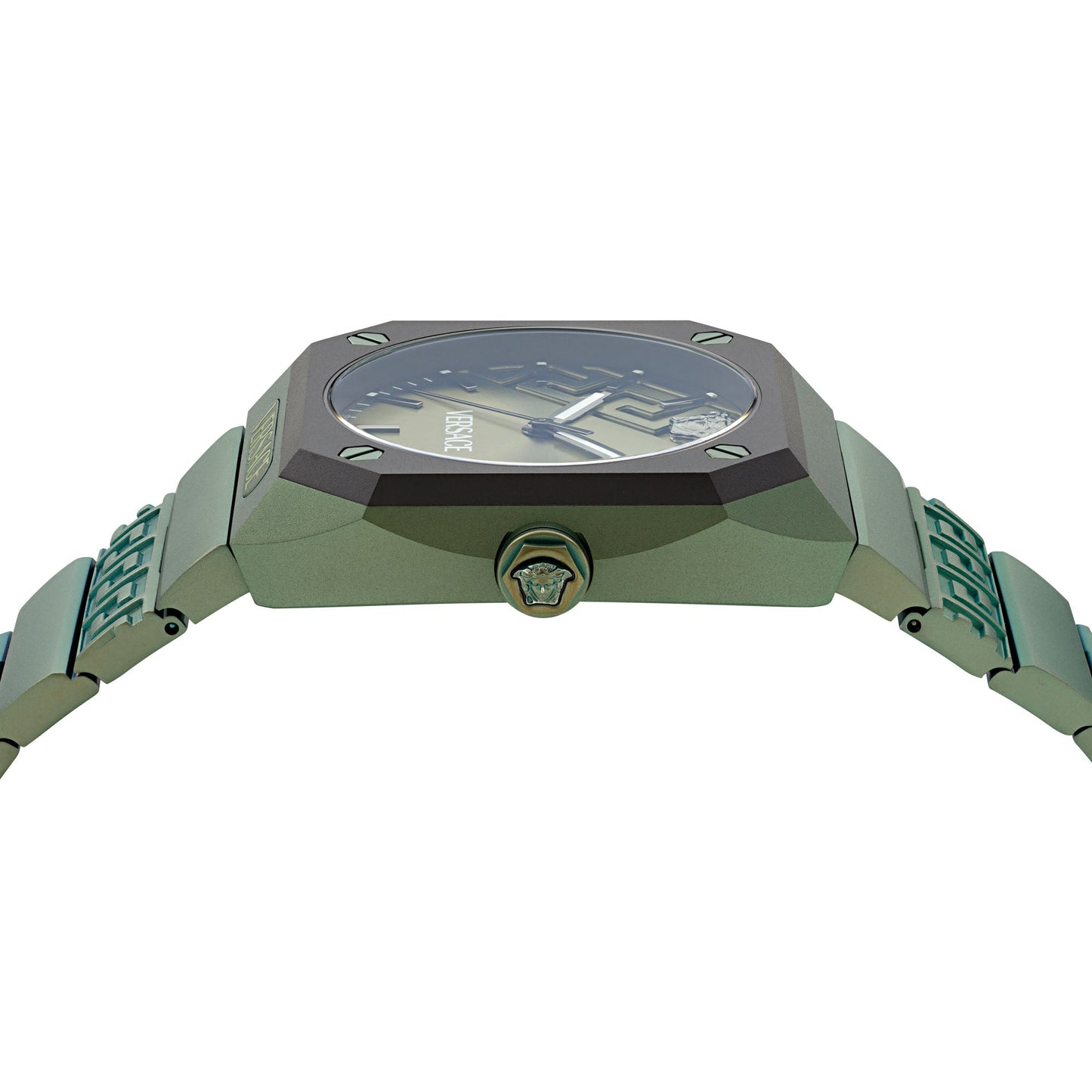 Versace Active & Tech Antares Green Octogonal Dial Quartz Analog Men Watch