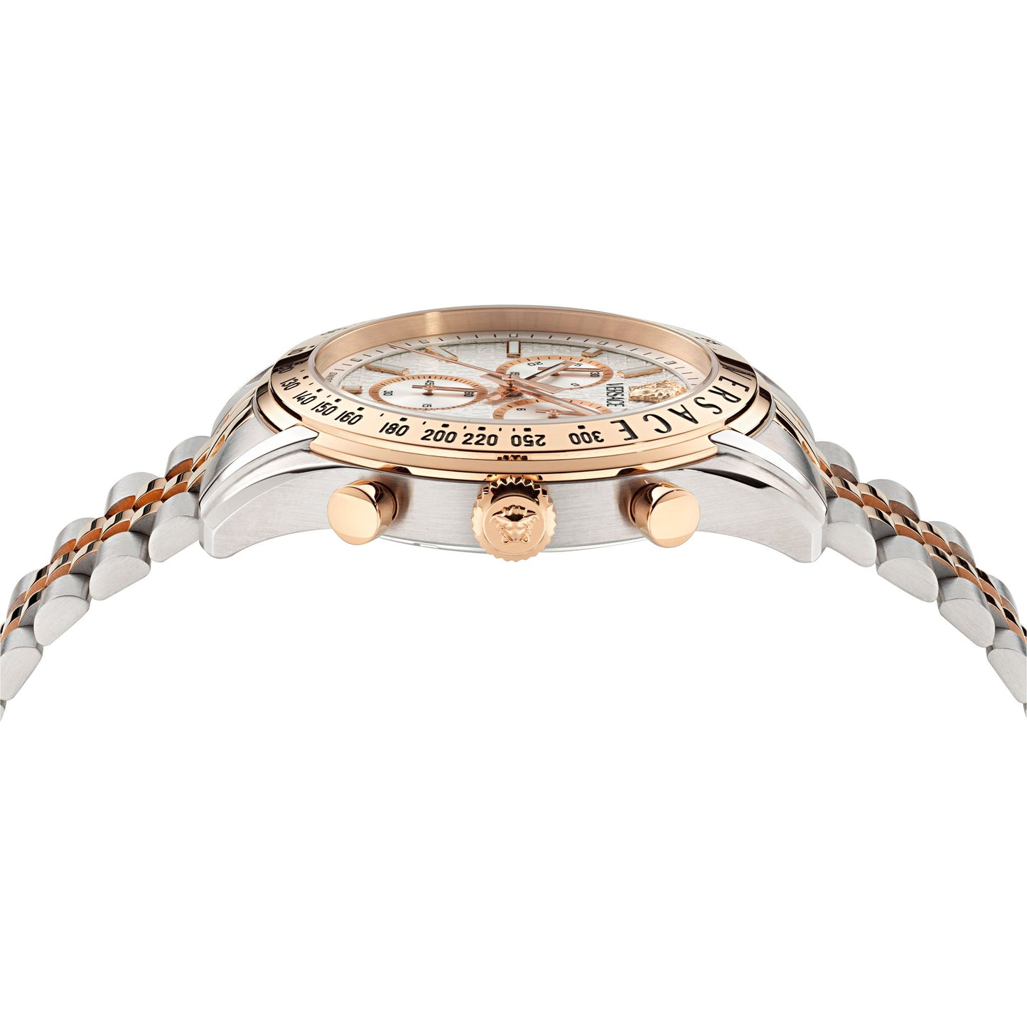 Versace Chrono Master White Round Dial Quartz Analog Men Watch