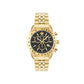 Versace Chrono Master Black Round Dial Quartz Analog Men Watch