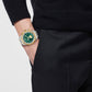 Versace Chrono X Green Round Dial Quartz Analog Men Watch