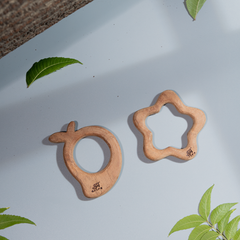 Wooden Teethers - Mango and Star