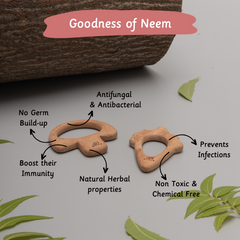 Wooden Teethers - Mushroom and Ice-cream cone