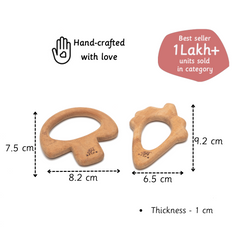 Wooden Teethers - Mushroom and Ice-cream cone