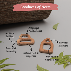 Wooden Teethers - Pacifier and Milk bottle