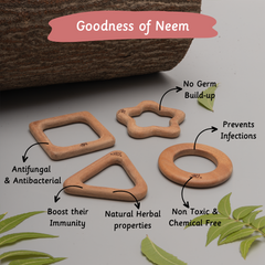 Wooden Teether - Shapes