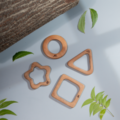 Wooden Teether - Shapes