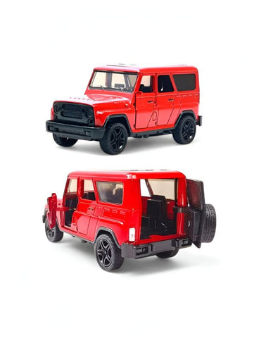YA3 Hunter – Metal Die-Cast Jeep Pull-Back Car for Kids & Collectors | Russian Military-Style Off-Road Model Vehicle Scale 1:36 LMI15191.