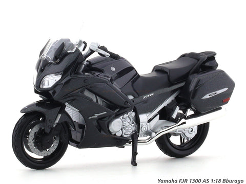 Yamaha FJR 1300 AS Black 1:18 Bburago diecast scale model bike - licensed