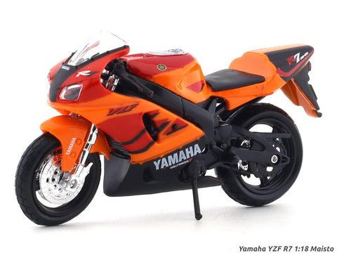 Yamaha YZF R7 1:18 Maisto licensed diecast scale Model bike collectible
