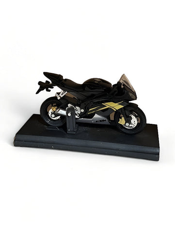 Yamaha Mini Diecast Bike Metal Model Motorcycle - Black (MD-17)