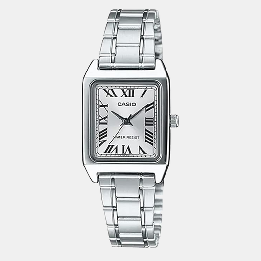Enticer Women Quartz Silver Dial Analog Stainless Steel Watch A2282