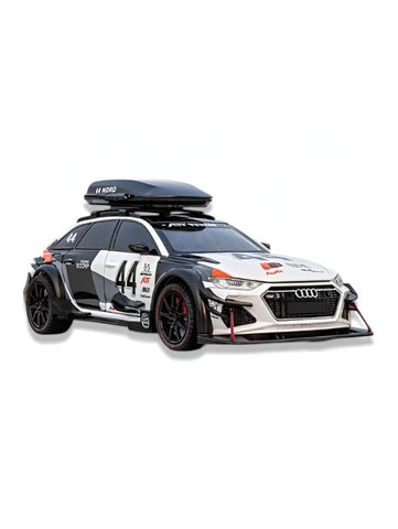 White - Audi RS6 DTM Metal Model Diecast Car Scale 1:24 -(S)
