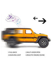 Wrangler Jeep Diecast Model Car – Scale 1:32 - Alloy Pull Back Toy with Lights & Sound | Off-Road Vehicle Collectible Gift for Kids - TV4896