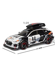 White - Audi RS6 DTM Metal Model Diecast Car Scale 1:24 -(S)