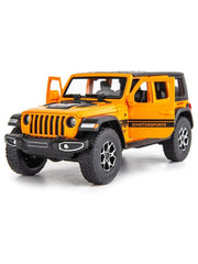 Wrangler Jeep Diecast Model Car – Scale 1:32 - Alloy Pull Back Toy with Lights & Sound | Off-Road Vehicle Collectible Gift for Kids - TV4896