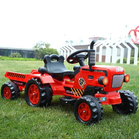 Brand New Battery Operated Red Ride on Tractor for Kids |  with Powerful Motor System