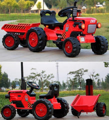 Brand New Battery Operated Red Ride on Tractor for Kids |  with Powerful Motor System
