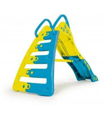 Injusa | My Firts Slide, Children 2-6 Years, Permanent Decoration, Water Slide Hose Inlet, Blue and Yellow