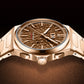 【Limited Edition 300pcs】Hammer Dial Big Date Automatic Winding Gold Brown Chiming Watch Lucky Harvey