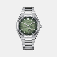 Zenshin Men Automatic Green Dial Analog Titanium Watch NK5020-58X