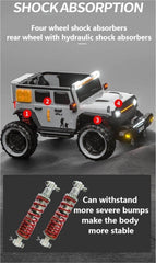 PATOYS | 12V 4 Wheel Drive 2 Seater Electric Battery Operated Ride on Jeep Truck for Kids Up to 8 Years KP906 (Colour May Vary)