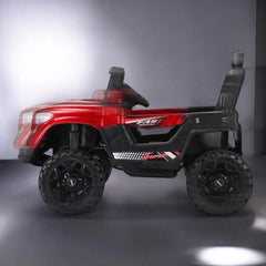 PATOYS | 12V Kids 4X4 Battery Operated Ride On Mercedes-617 Jeep with Windshield Light, Music & Remote Control